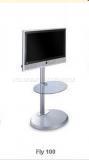Sklen�n� stolek pro LCD TV FLAT VISION FLY 100