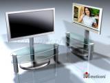 Sklen�n� stolek  pro LCD TV ST 100