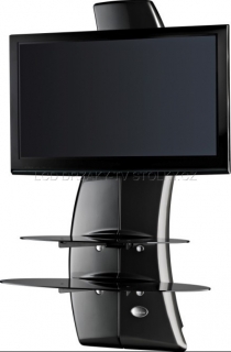 Tv stojan-Meliconi Ghost Design 2000 carbon + LIGHT KIT + DOPRAVA ZDARMA - AKCE 