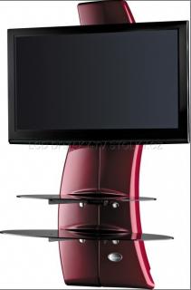 Tv stojan-Meliconi Ghost Design 2000 Red + LIGHT KIT + DOPRAVA ZDARMA - AKCE ! 