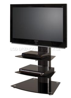 TV stojan na PLAZMA/LED TV ALLADYN 2 Black + DOPRAVA ZDARMA !