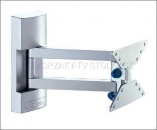 Držák na zeď pro LCD TV R30 10" - 26" stříbrný