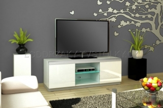 TV stolek DENVER 2 WHITE + DOPRAVA ZDARMA !