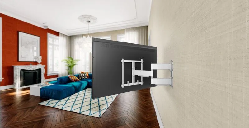Nastěnný držák pro obrazovku ideální na domácí QLED televize