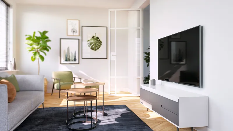 TVM 3405 SP fixní držák na zeď