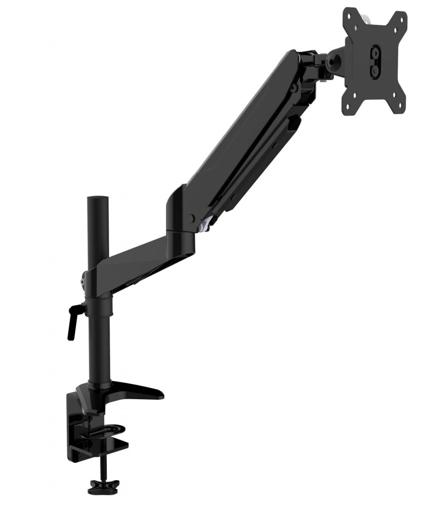 SD320 - Černý polohovatelný stolní držák na monitor 13"-32"