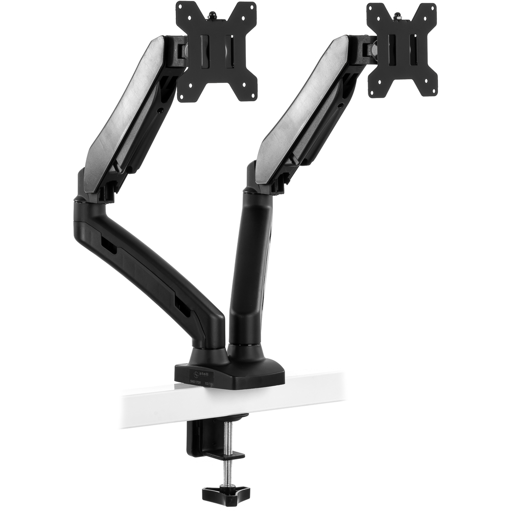 DM2812 - Plně polohovatelný stolní držák na 2 monitory 13"-32" LCD