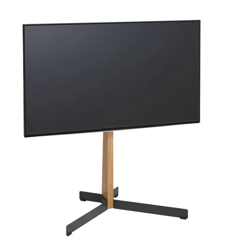 TV stojan Vogels TVS 3695 B - Dubové dřevo a Černý kov | TV do 77" | 50kg