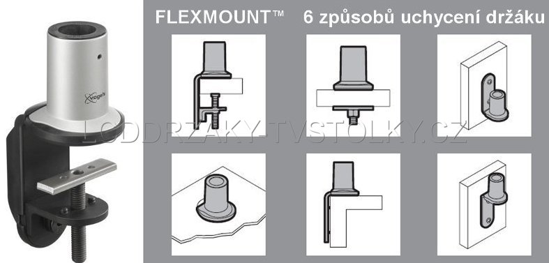 Stolní držák s plynovým pístem : Vogels PFD 8541 + DOPRAVA ZDARMA