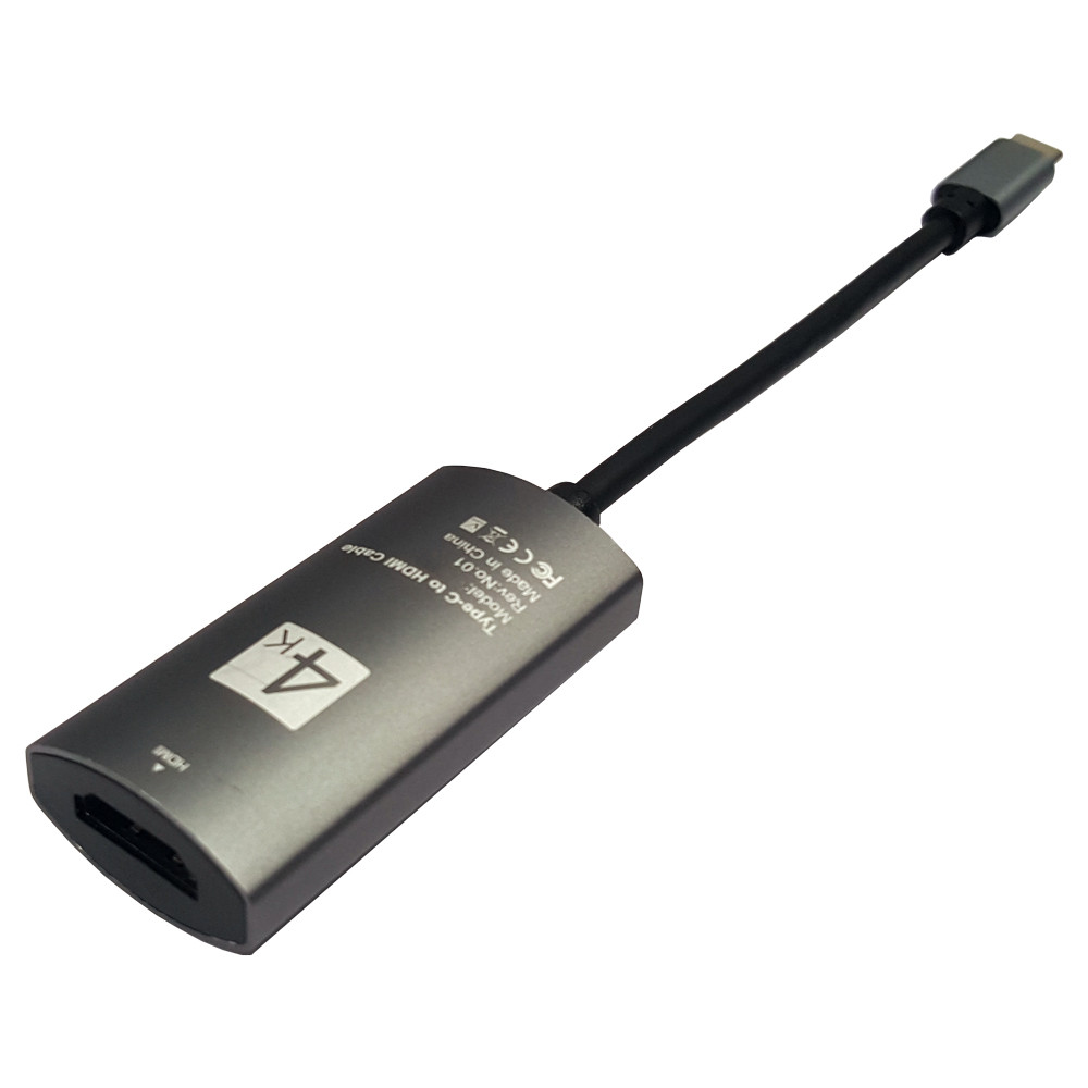 C4K HDMI-MF redukce USB-C/HDMI, Plug & Play, 4K/60Hz Ultra HD a Full HD 1080p
