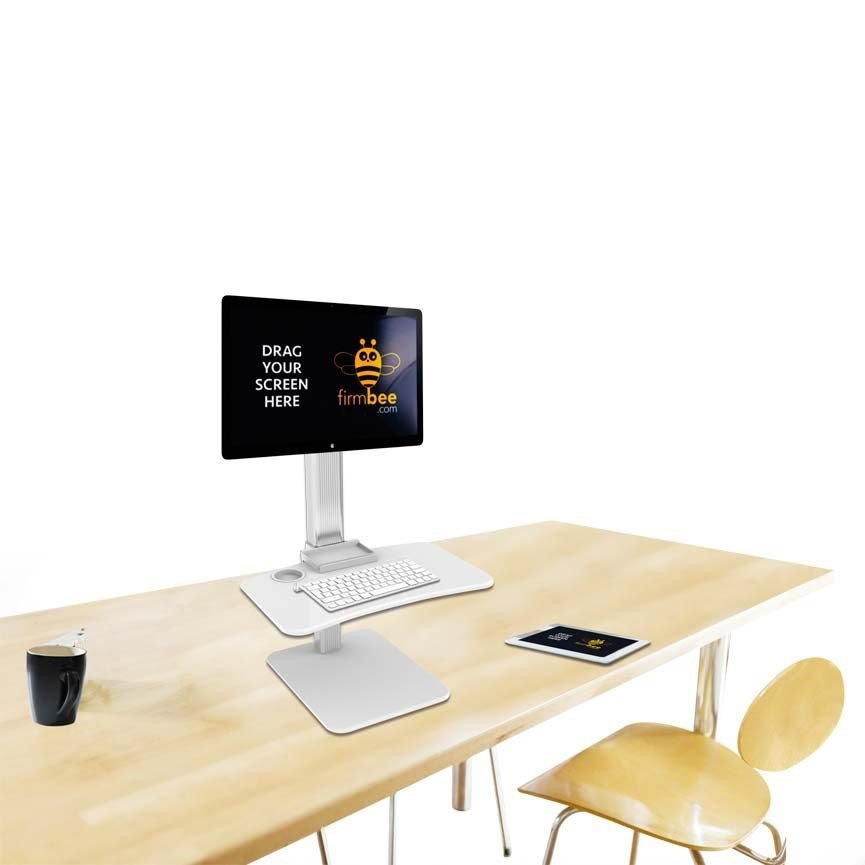 DM1700 - Výškově stavitelný držák monitoru