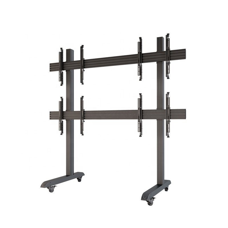 PS202B Mobilní stojan na 4 Televize 32"-65"