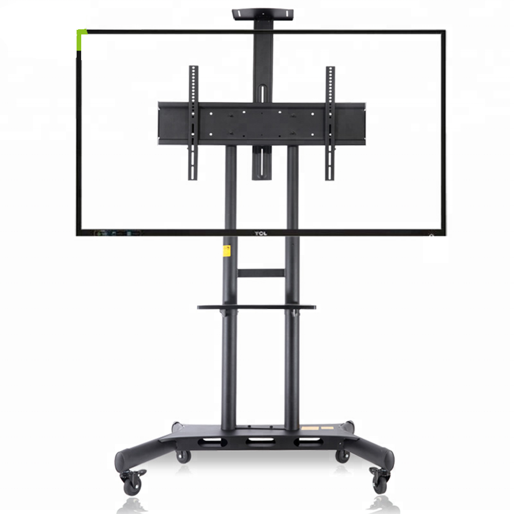 PS800 - Pojízdný Firemní Prezentační stojan pro obrazovky až do 80"