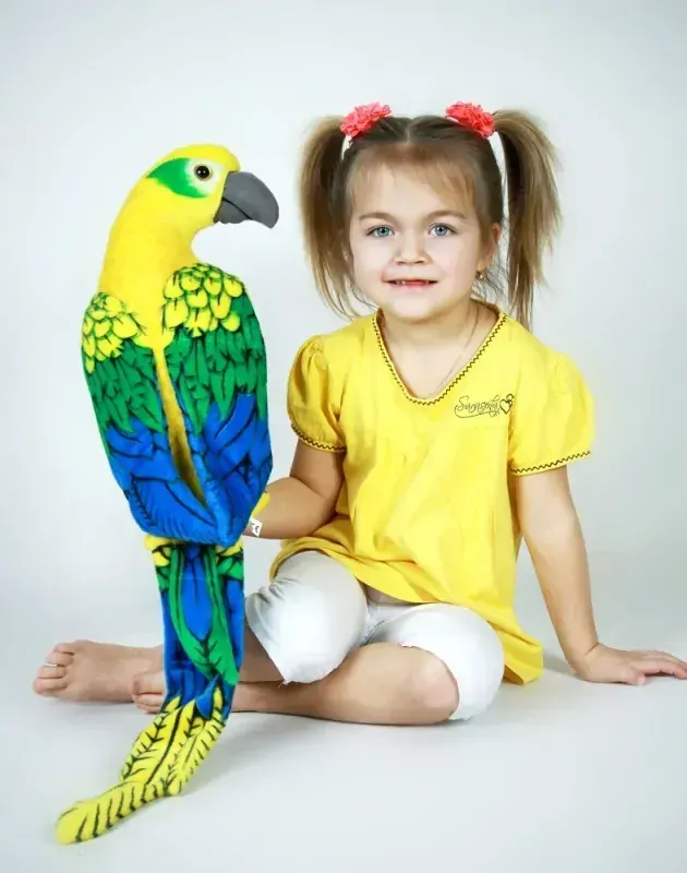 Plyšový PAPOUŠEK ARA SUNNY 58cm