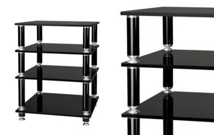 Hifi stolek NORSTONE STABBL (černý)