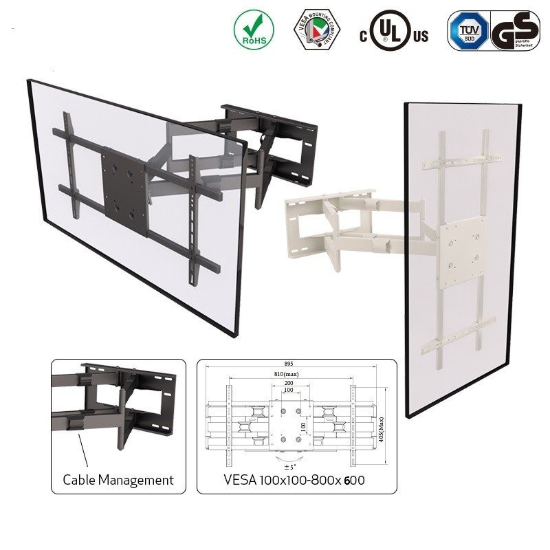 AX105 Držák s Ramenem 91cm | TV 50"-100" | 90kg