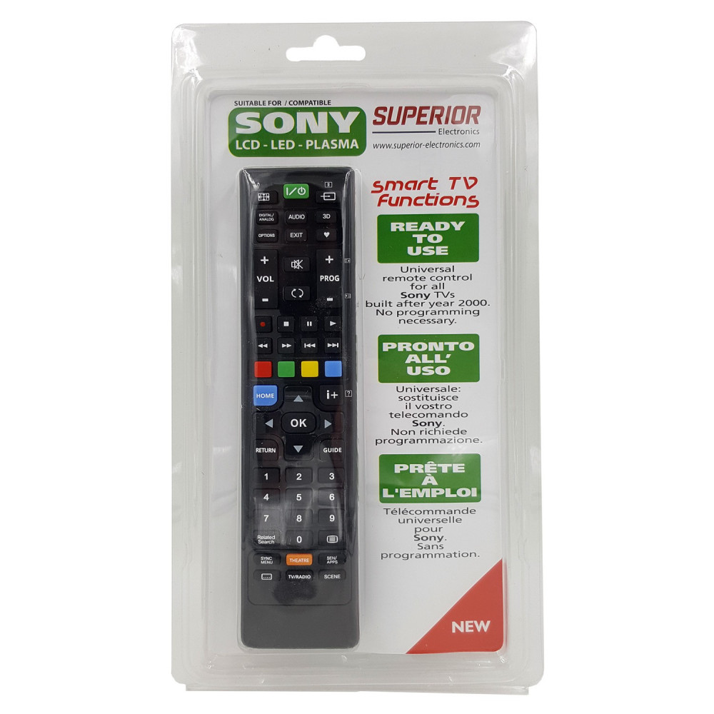 RC/UNI-TV SONY dálkový ovladač pro TV značky SONY, naprogramovaný