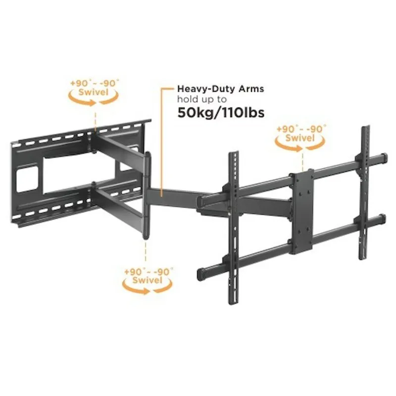Kloubový držák s ramenem D1015 | TV 45" - 85" | Nosnost 50kg