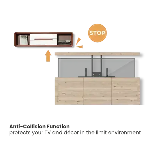 Elektrický výsuvný stojan D460XL pro televize a monitory | Úhlopříčka 37" - 80" | Nosnost  60kg