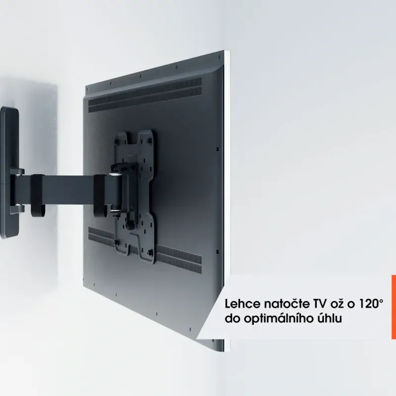 TVM 1623 Stabilní držák s nastavitelným ramenem | TV 40"-77" | Nosnost 35kg