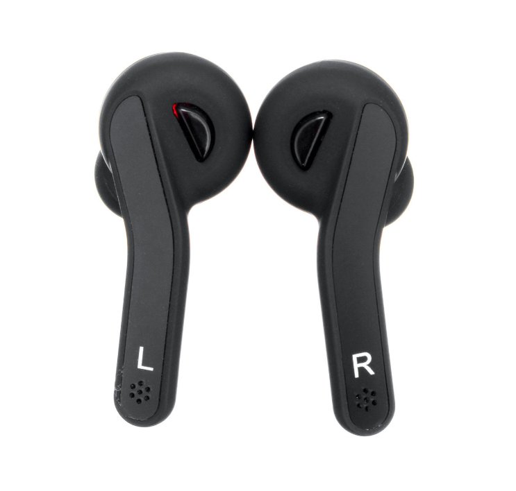 T03 Bezdrátová sluchátka černá - 12hodin hraní, Hands-Free