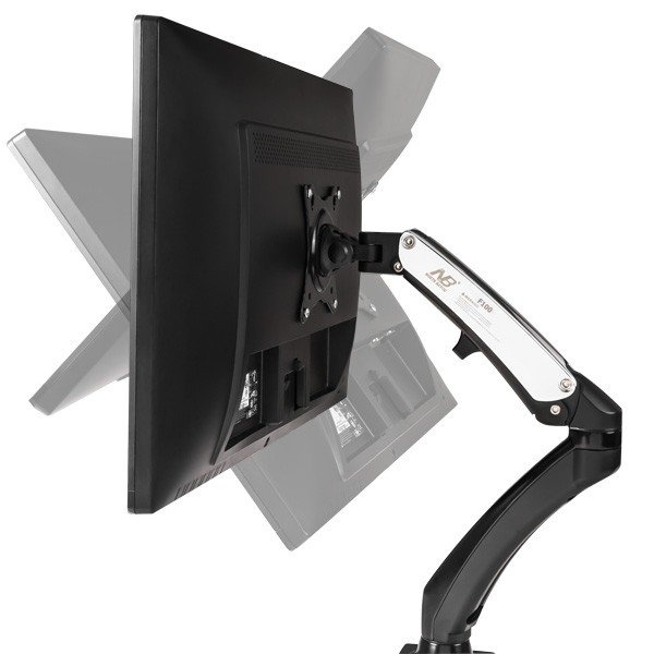 SD50 - Polohovatelný držák na monitory do 27" (2x USB port)