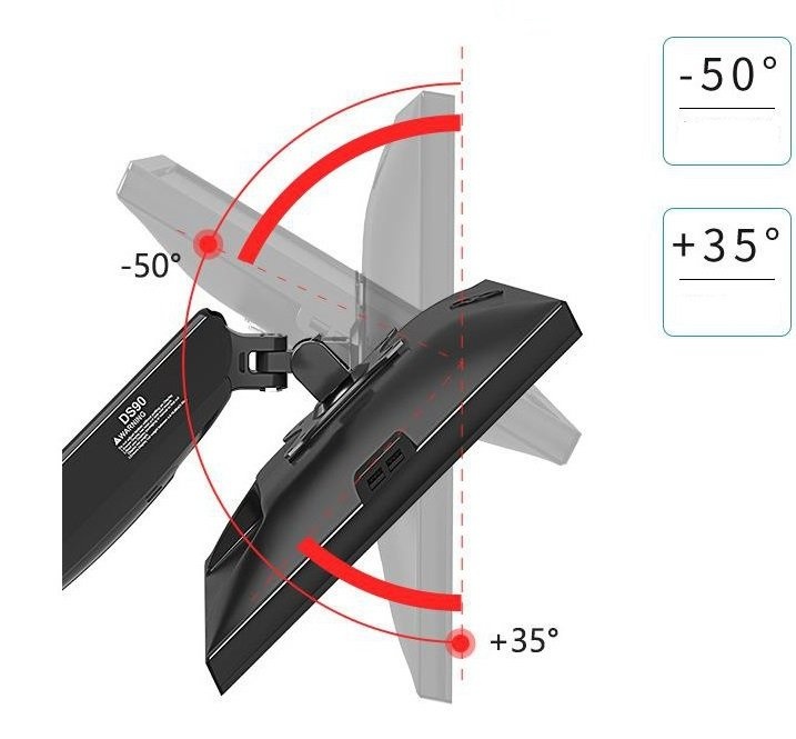 DMS90 - Polohovatelný držák na Monitor do 32" 