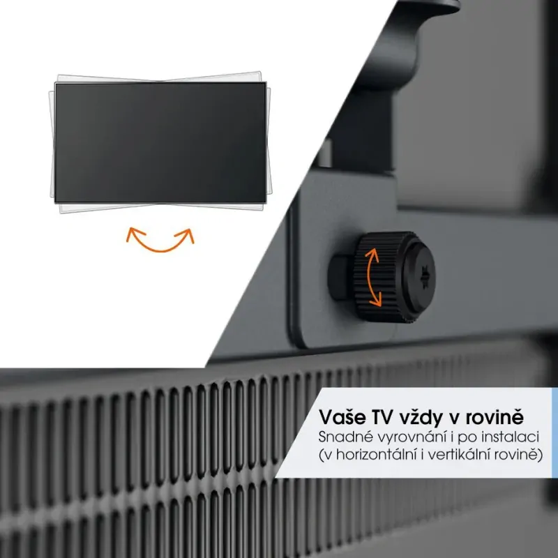 TVM 3443 - Robustní držák s kloubovým ramenem | TV 32"-65" | Nosnost 25Kg