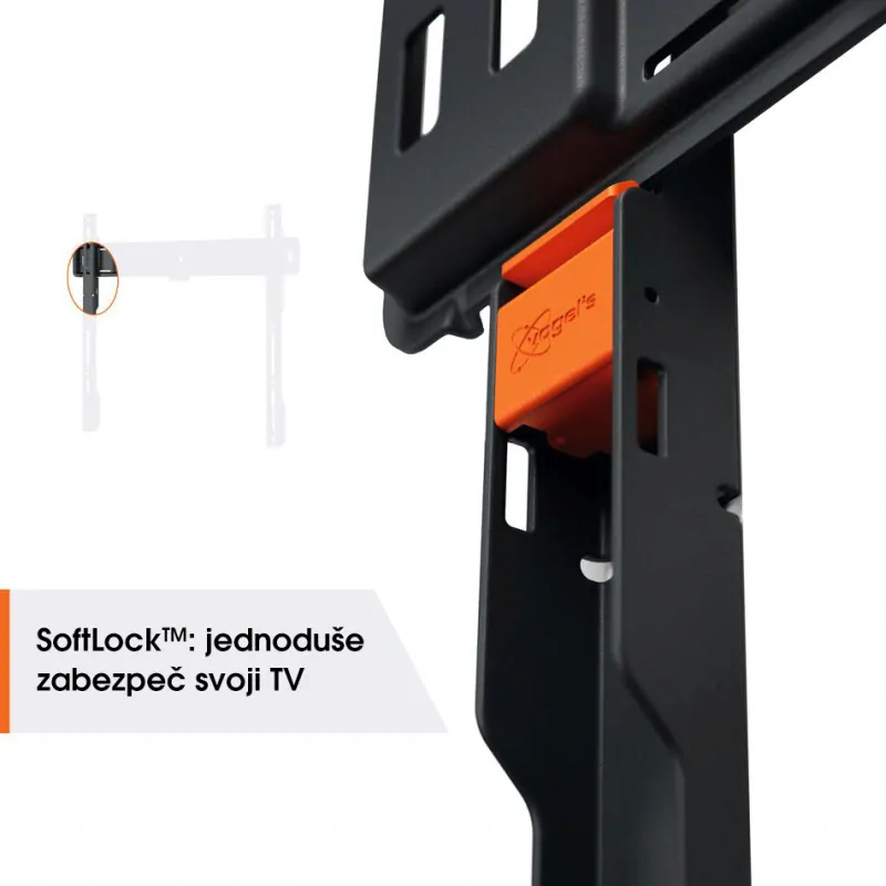 TVM 1603 Fixní nástěnný držák se snadným zajištěním obrazovky | TV 40"-100" | Nosnost 75 kg