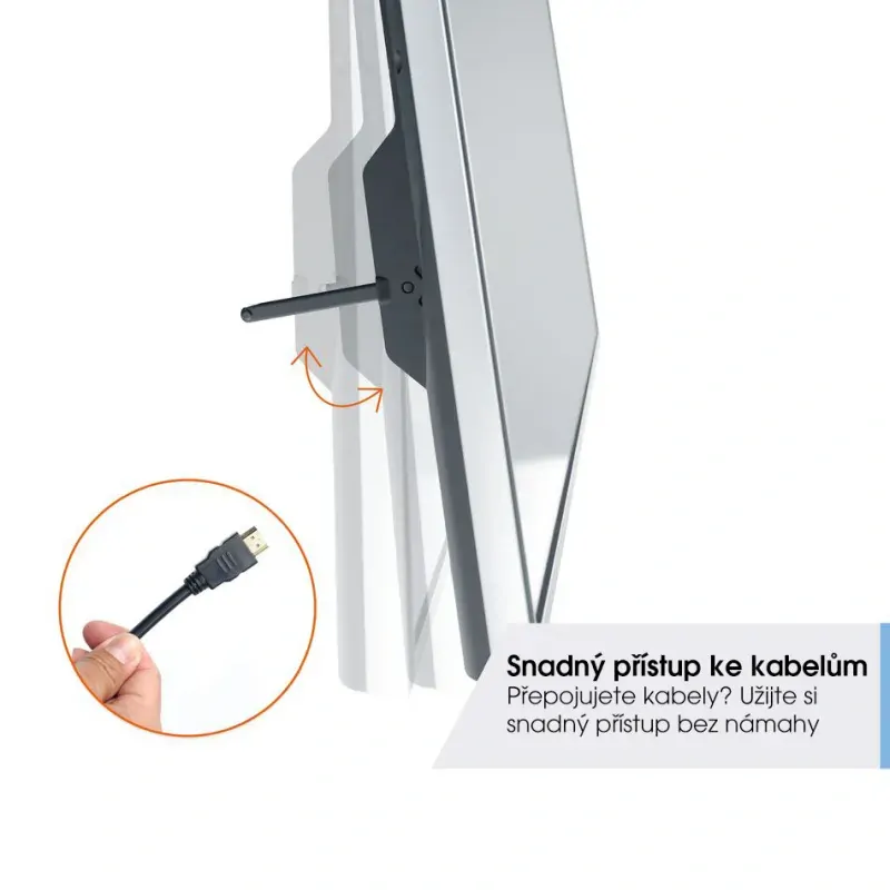 TVM 3405 SP Fixní nástěnný držák pro OLED TV | Úhlopříčka: 32"-77" | 50Kg