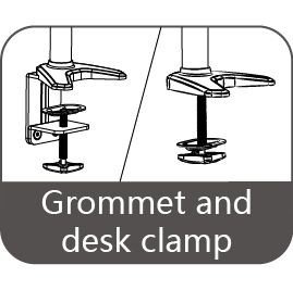 DM320 - Držák na 2 monitory do 30"