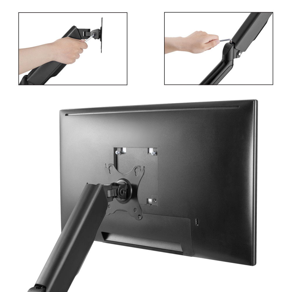 SD2100 - Držák na Monitor do 32", Polohovatelný nosnost 2-9kg