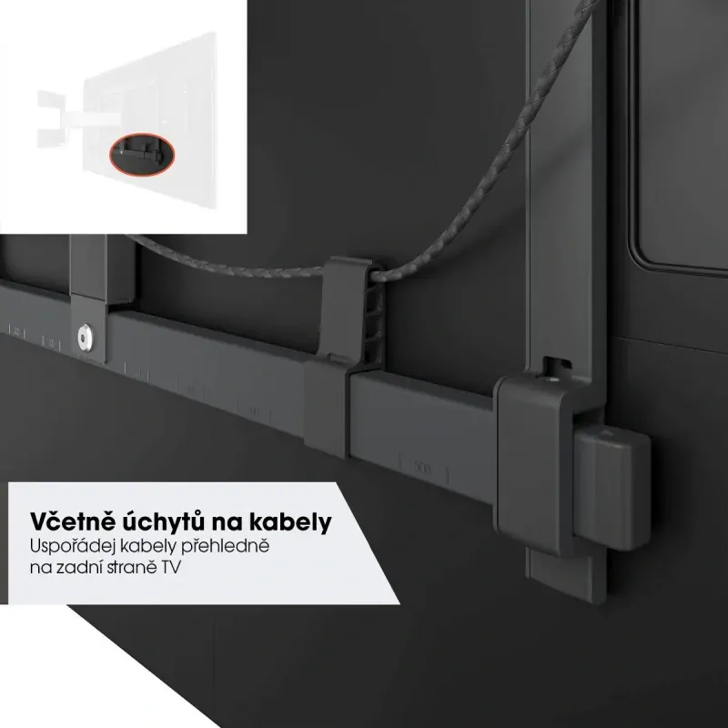 TVM 5445B - Otočné rameno nejen pro OLED a QLED televize | TV 32"-65" | Nosnost 35kg
