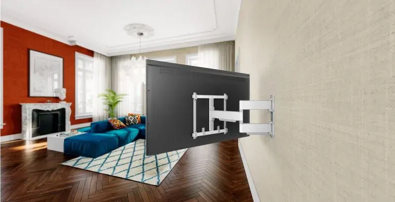 TVM 5445W - Bílé otočné rameno nejen pro OLED a QLED televize | TV 32"-65" | Nosnost 35kg