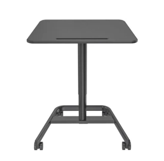 D107B Pojízdný stolek na notebooky a laptopy Černý | Nosnost 10 kg